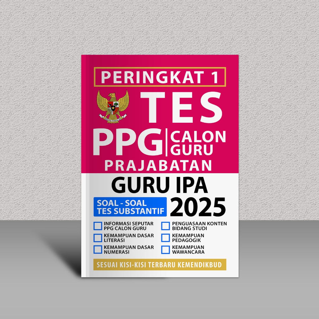 Buku PPG Prajabatan Guru IPA Guru Kelas 2025 - Buku PPG Calon Guru IPA 2025