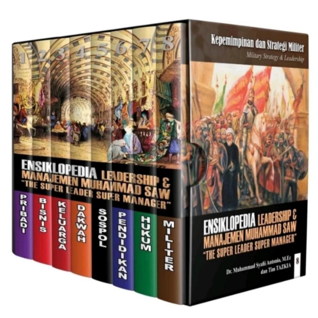 Bagus Ensiklopedia leadership & Manajemen Nabi Muhammad Saw 1 - 8 jilid (ORIGINAL)