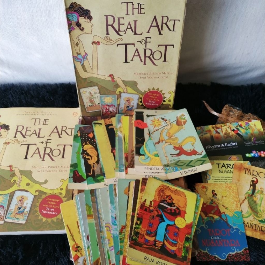 Preloved Kartu Tarot Nusantara | The Real Art Of Tarot Hisyam A Fachri | kenisya shop