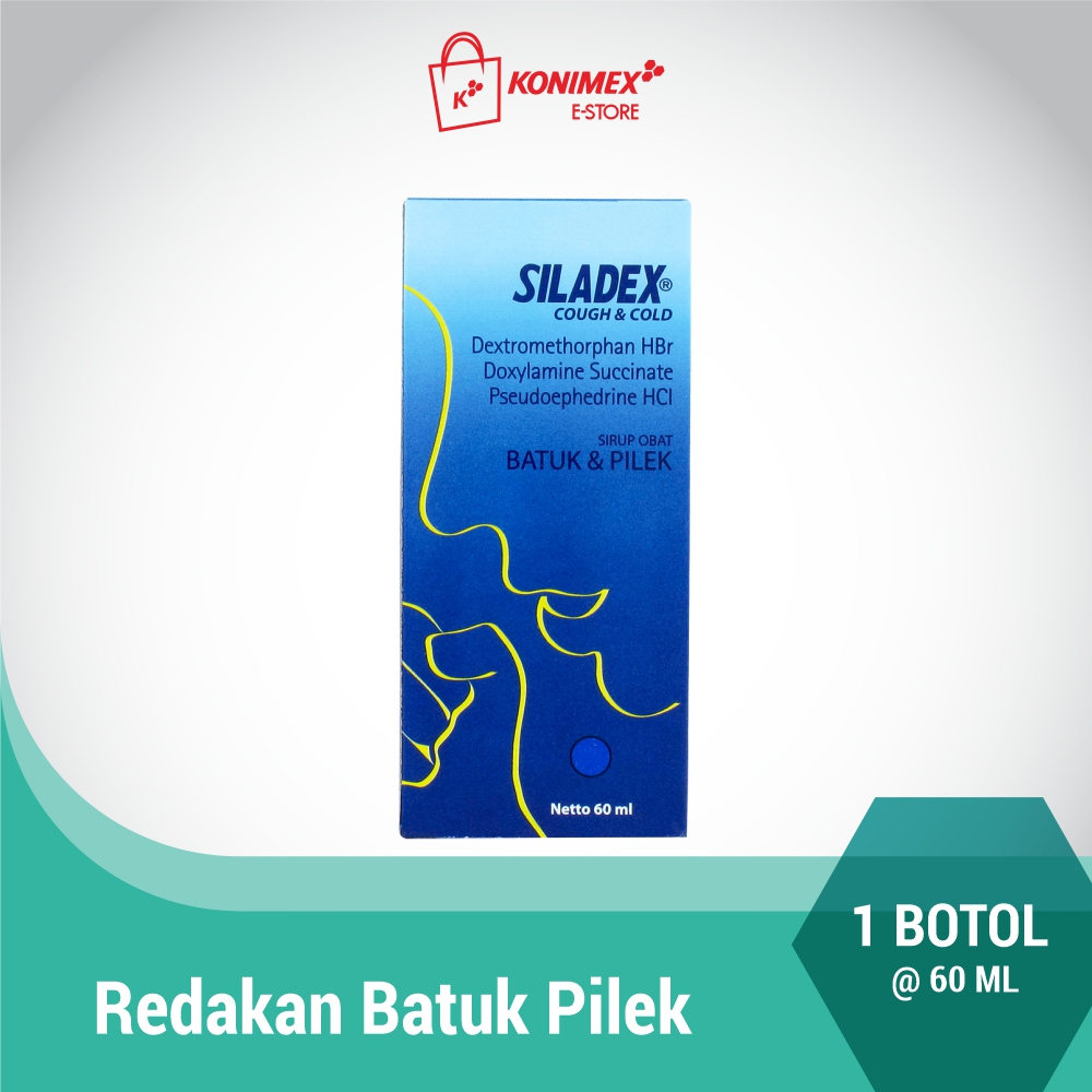 Siladex Cough & Cold Pseudoephedrine HCI 15 mg botol 60 ml