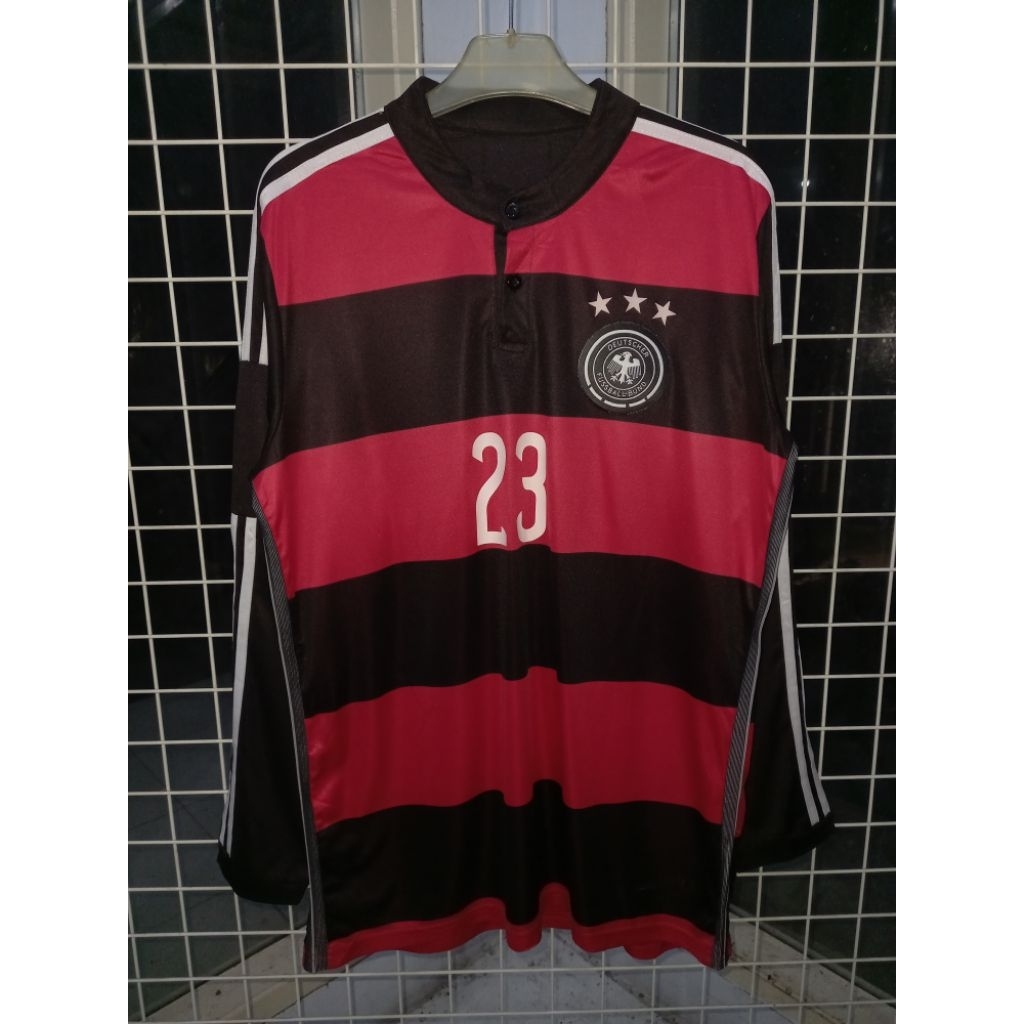 JERSEY JERMAN AWAY 2014/2015 LONG SLEEVE NAMESET Draxler 23