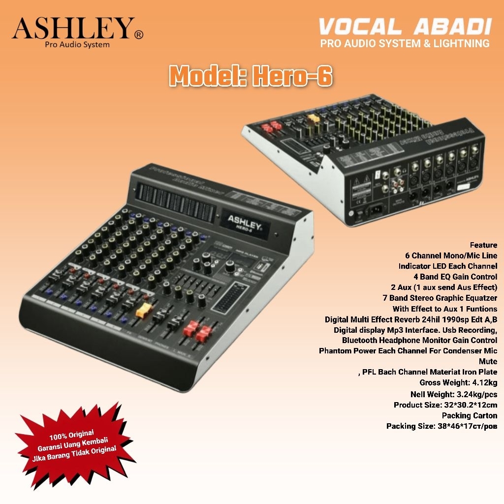 MIXER AUDIO ASHLEY HERO-6