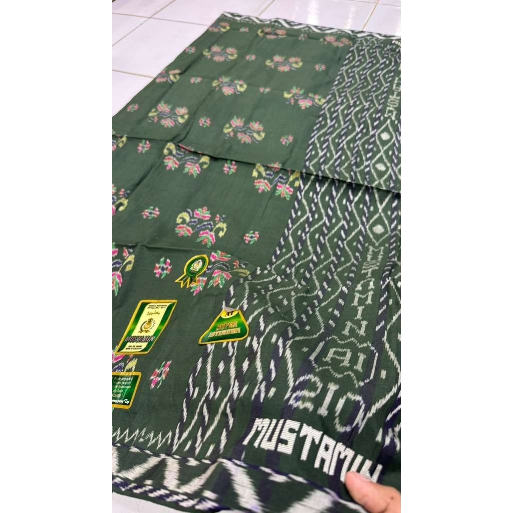 Sarung Mustamin Full Sutera Jadul Lawas