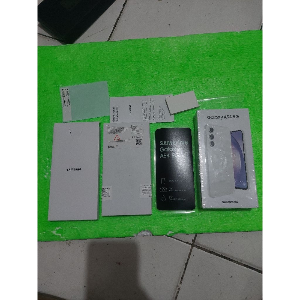DUS BOX SAMSUNG GALAXY A54 WHITE ORI COPOTAN ASLI