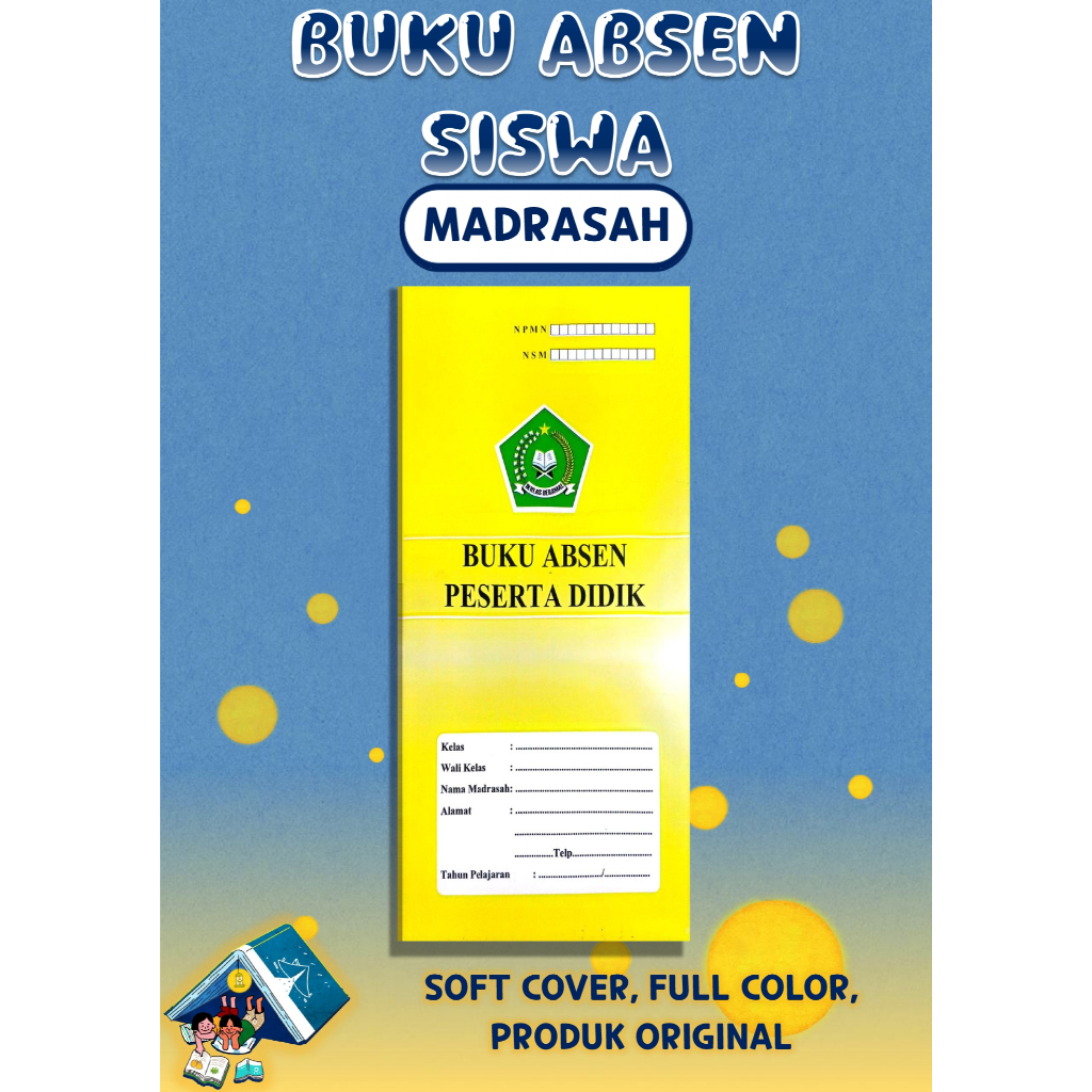 Buku Absensi Siswa // Daftar Hadir Siswa MADRASAH