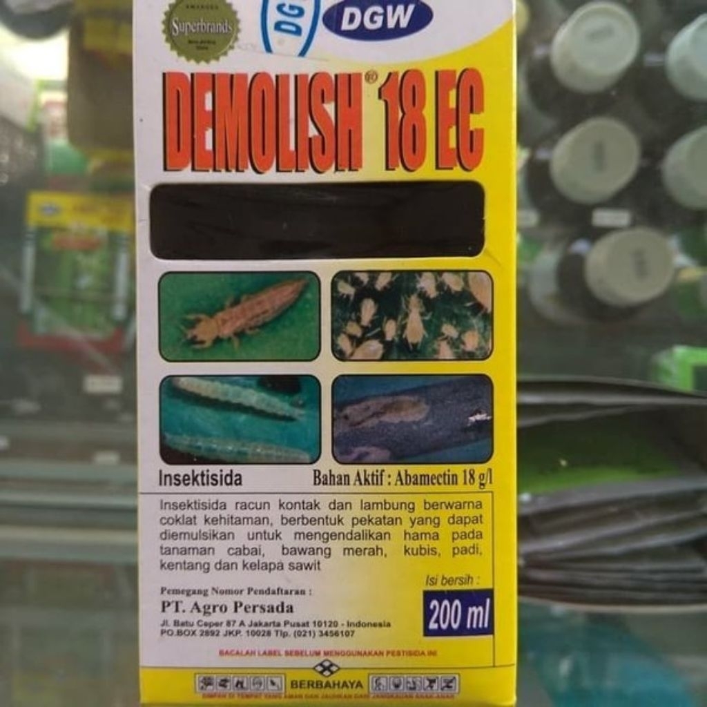 insektisida DEMOLISH18ec(250ml)+kaos