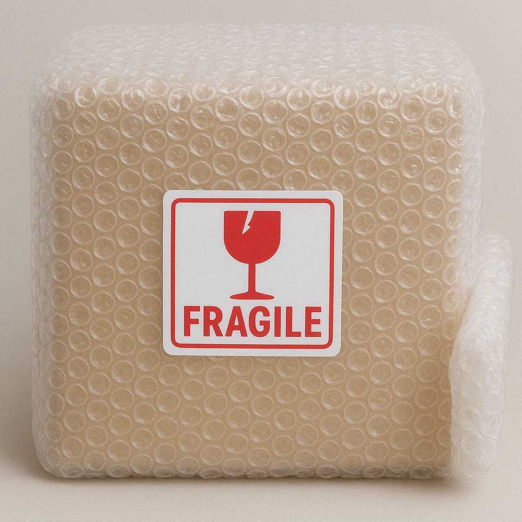 PAKET PACKING AMAN- (BUBLE WRAP+KARTON+STIKER FRAGILE)