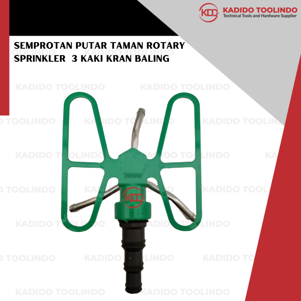 Semprotan Putar Taman Rotary Sprinkler Springkel Springkler 3 Kaki Kran Baling Murah