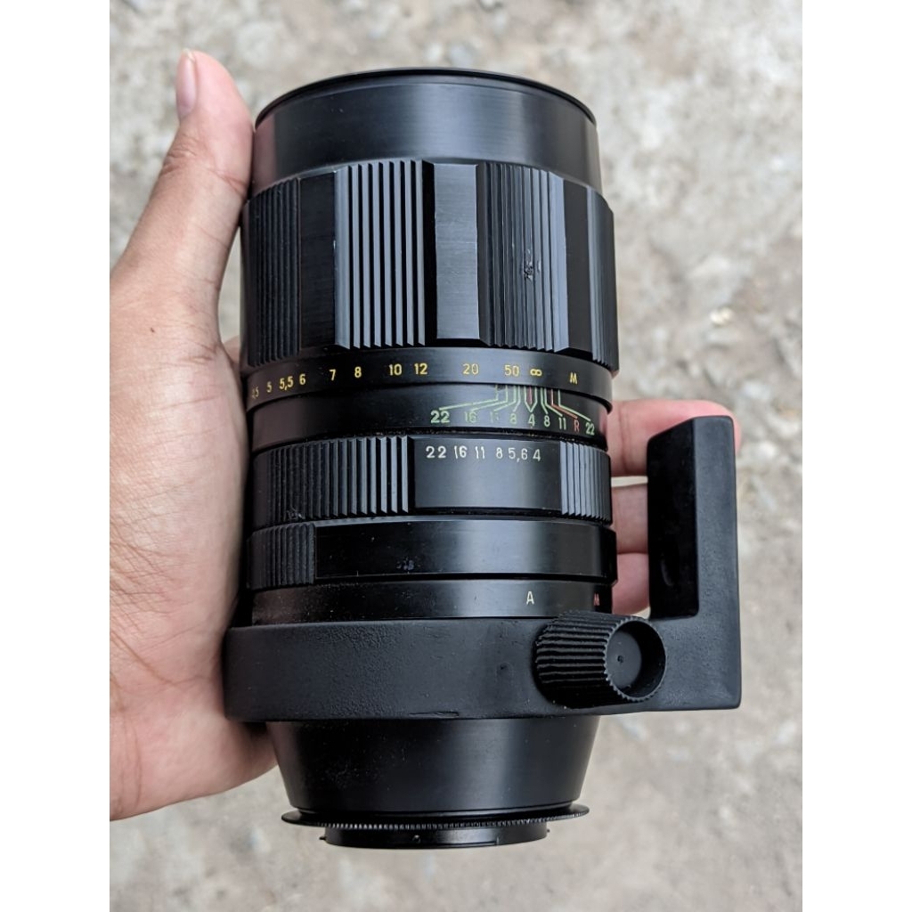 lensa manual jupiter 200mm f4