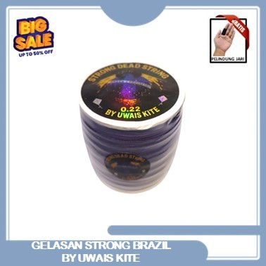 Senar Gelasan Matot 0.22 Bahan Putih Strong String Brazil 1600 Yard Tarik Jepret Layangan
