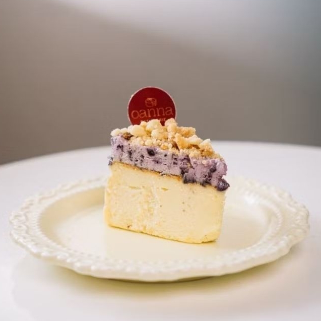 Blueberry Cheesecake Slice