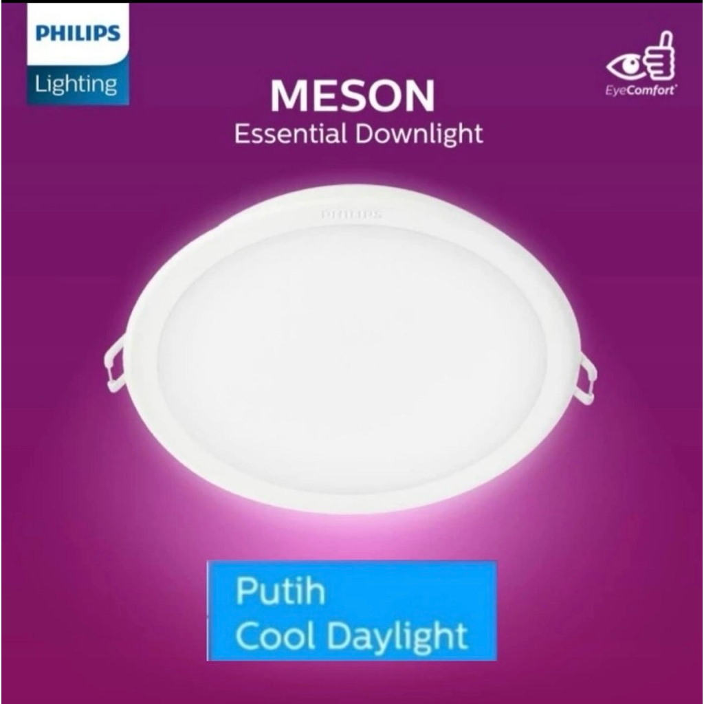Lampu LED Downlight Putih 6500K PHILIPS Meson 3.5 5 9 13 17 21 24 Watt
