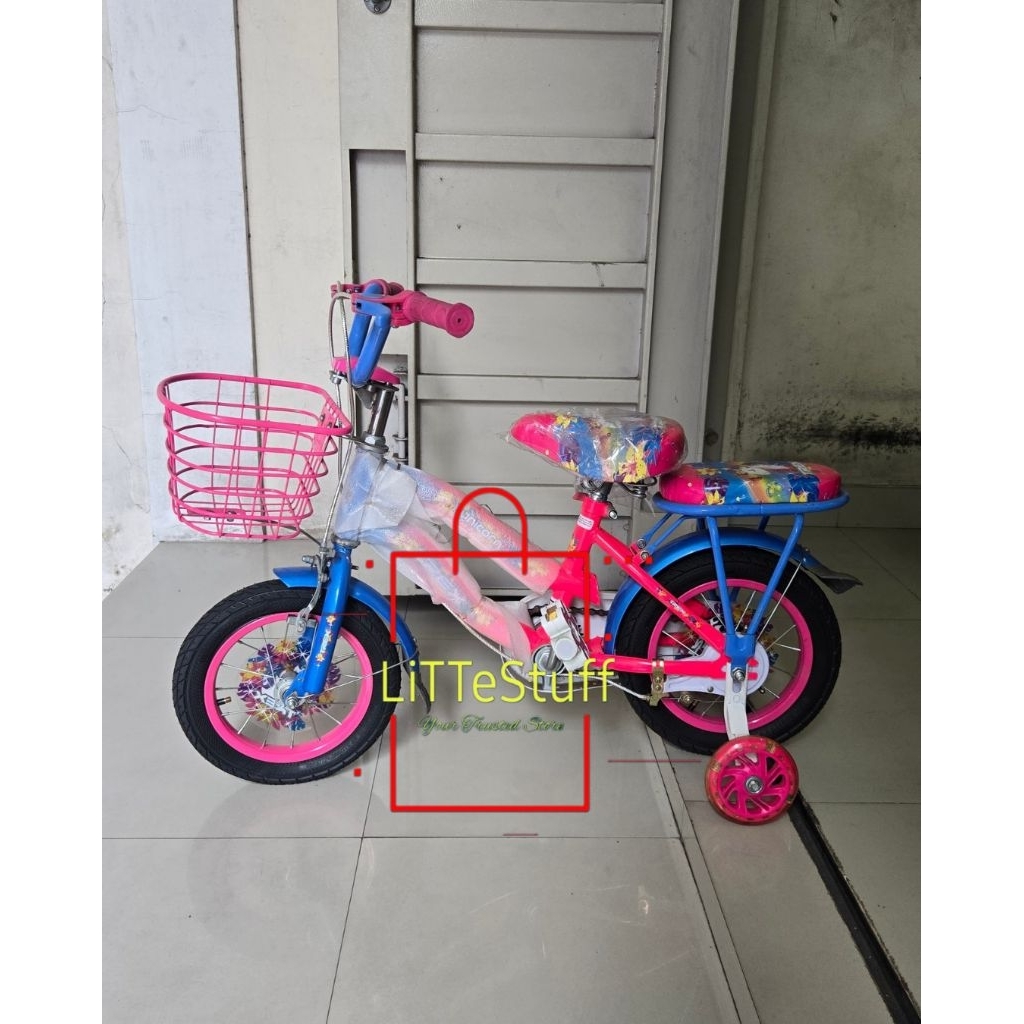 Sepeda anak perempuan 12" Trex Unicorn