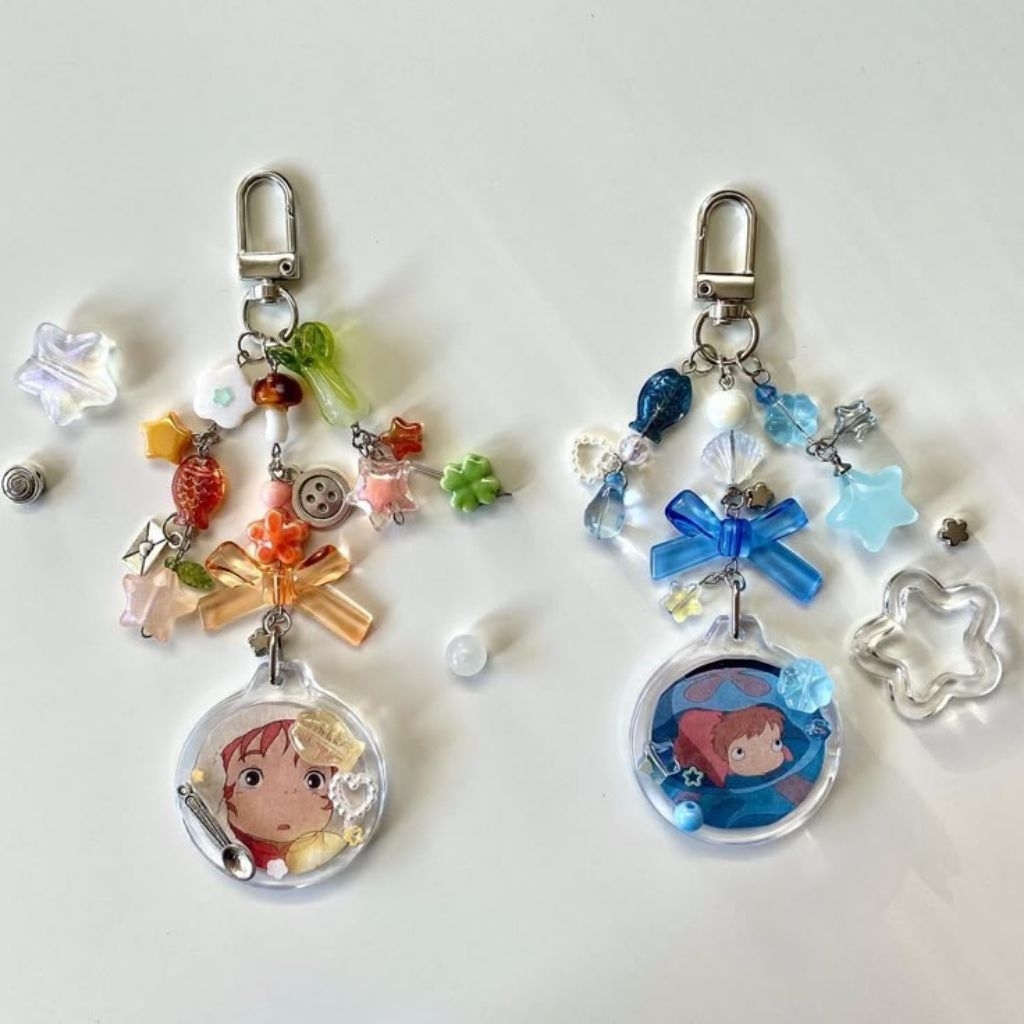 keychain ghibli ponyo