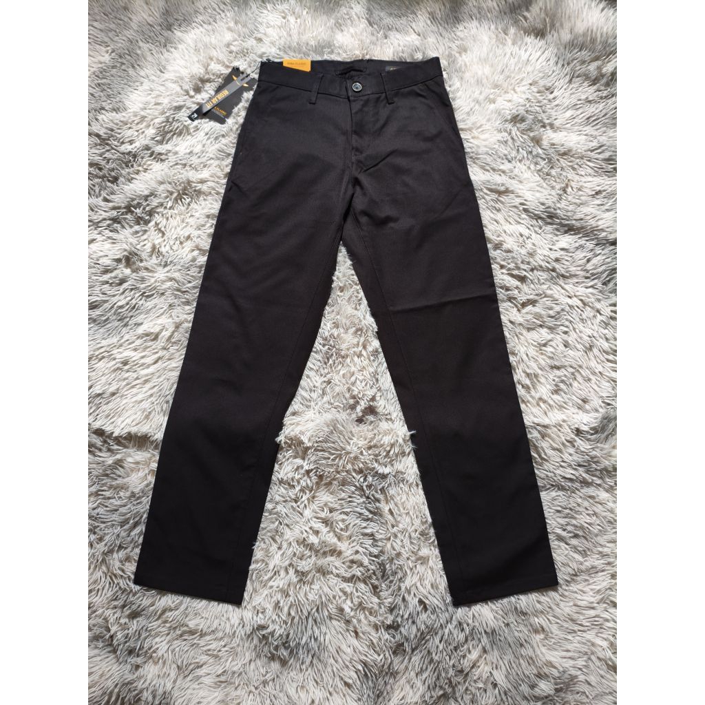 Celana chinos Reguler hitam Emba original/Celana chinos Emba original