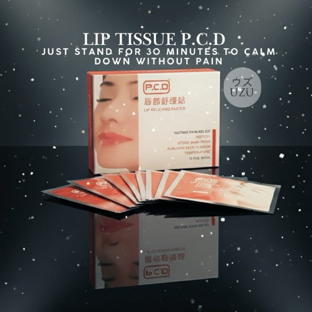 EXP 2027 50PCS PCD TISSUE BIBIR PCD CRYSTAL / TISSUE SULAM BIBIR PCD