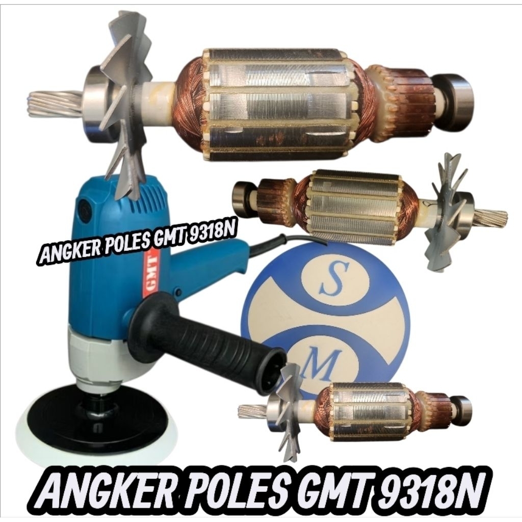 angker mesin polisher gmt g9318n armature poles gmt 7 inc rotor g9318n angker mesin poles gmt armatu