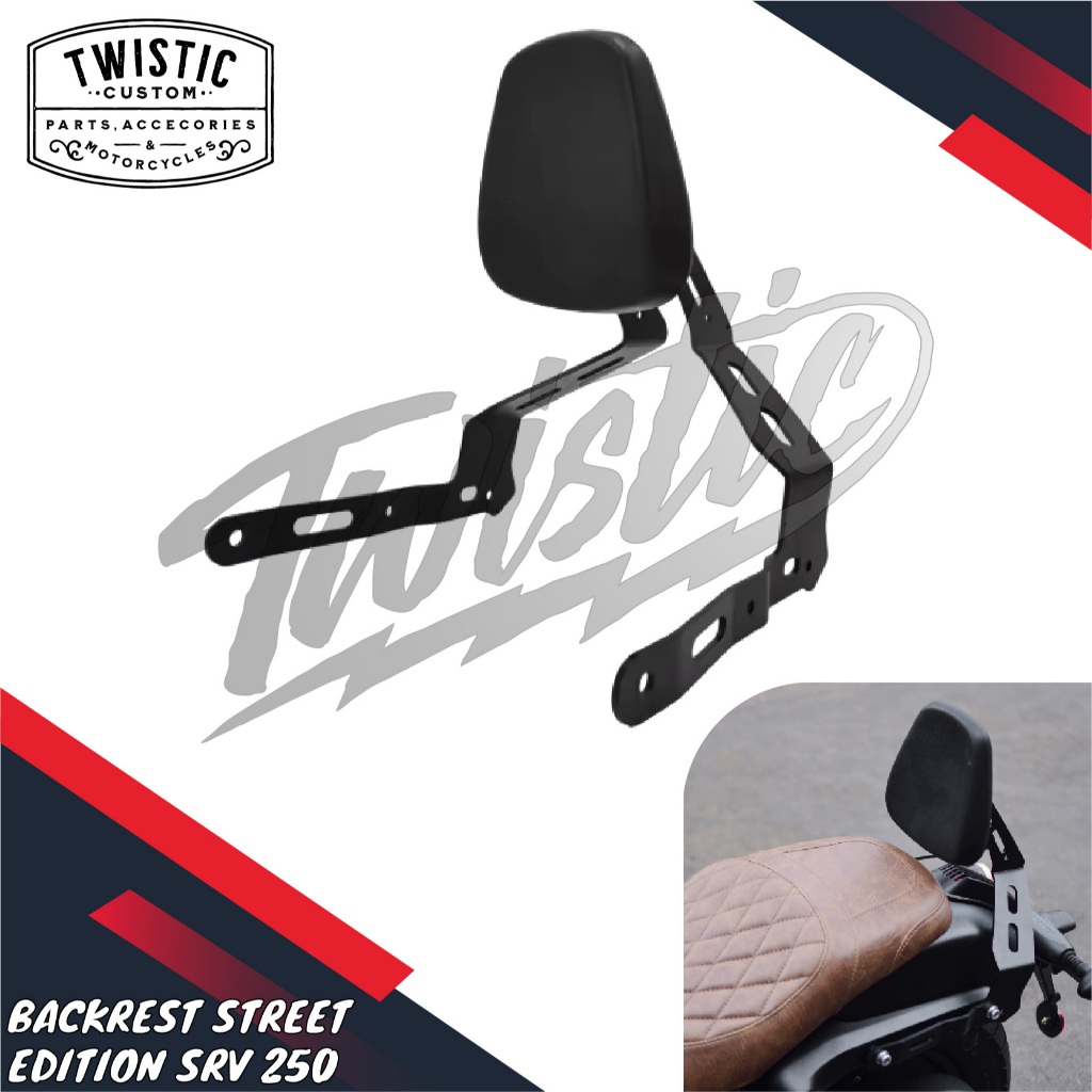 Backrest Sandaran Jok Belakang Street Edition Motor QJMotor QJ Motor SRV 250 SRV250