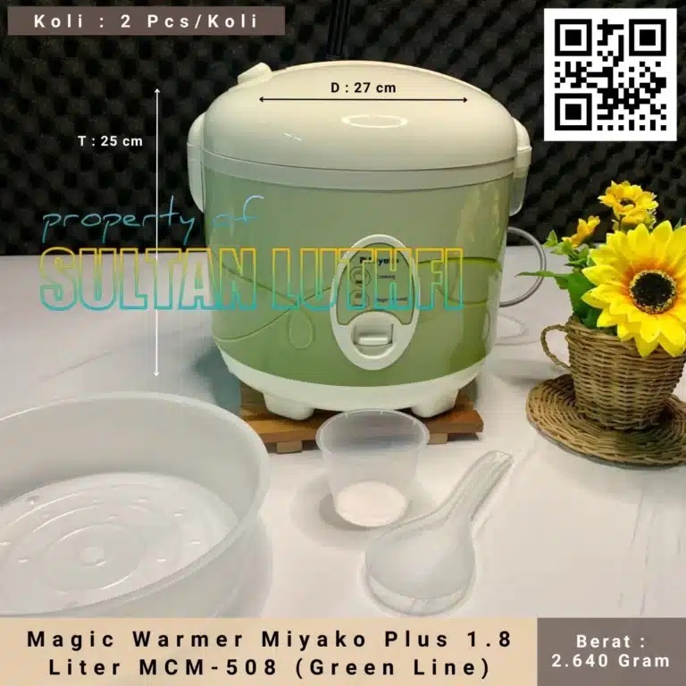 Magic Warmer Miyako Plus 1.8 Liter MCM-508 (Green Line)