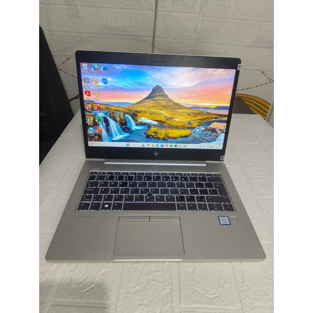 Laptop Hp Elitebook G6 Ram 16 Gb Core I 5 SSD 256 GB Gen 8 Kybord Backlit Bergaransi
