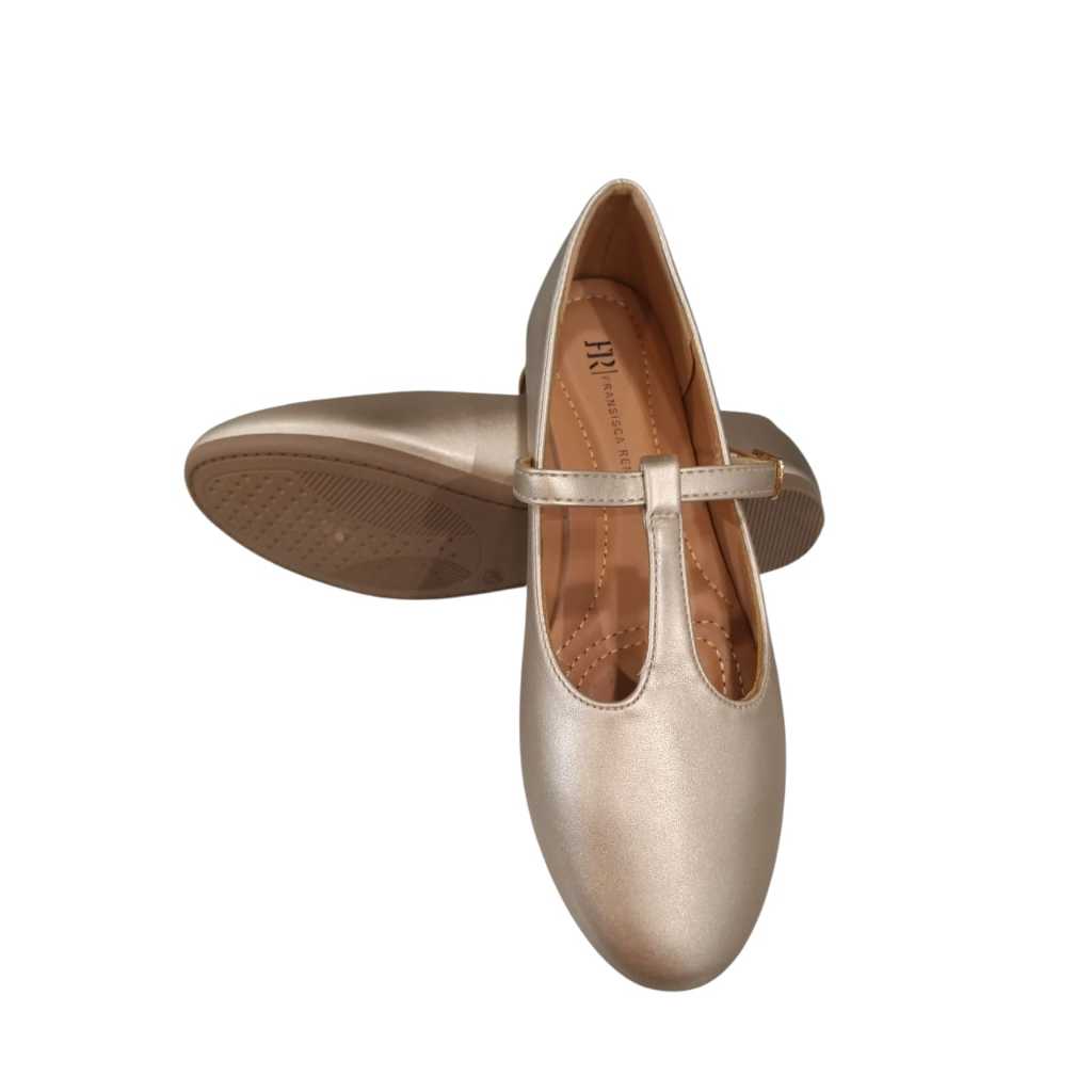 Fransisca Renaldy L.VIRTUE Gold sepatu sandal wanita