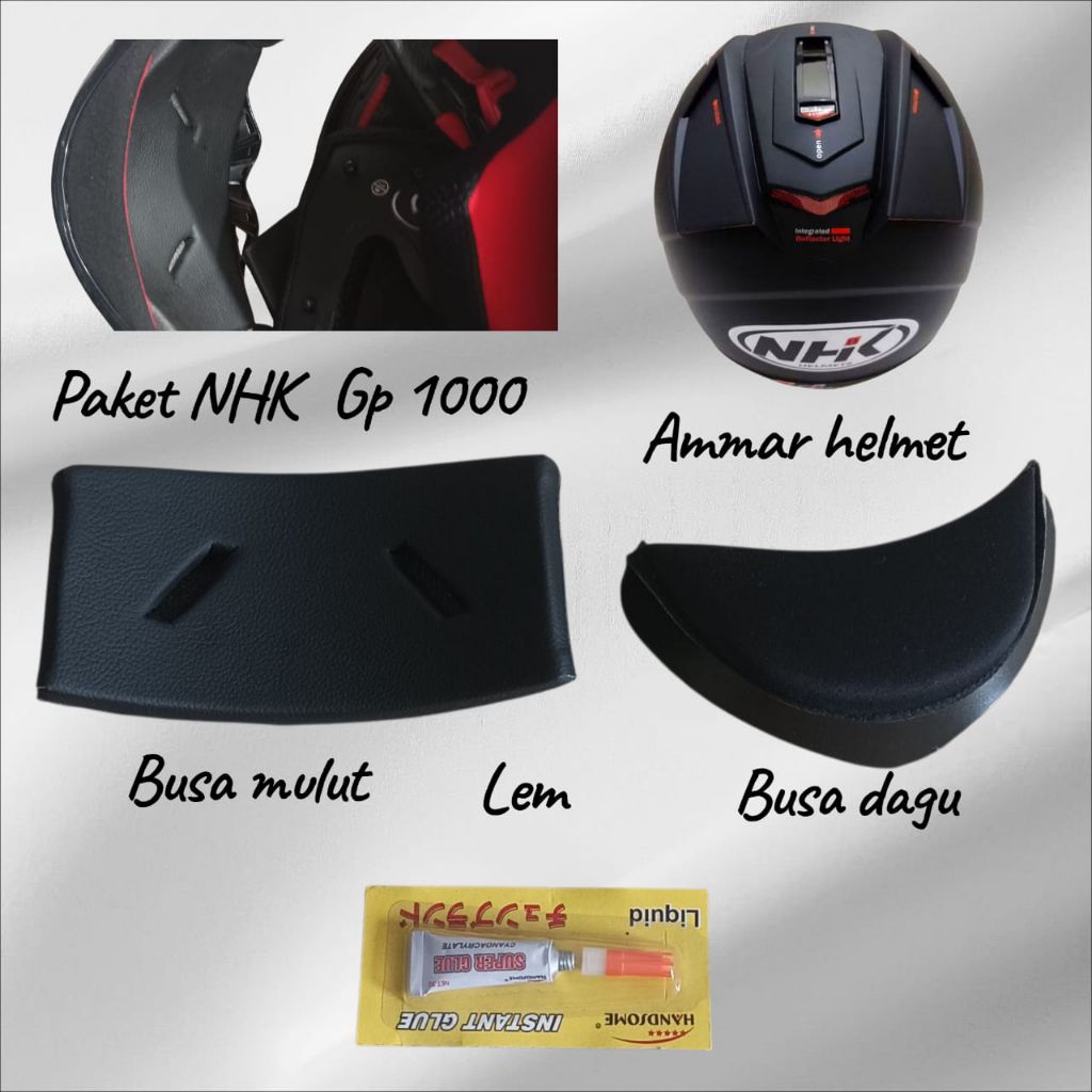 NHK GP1000 -  Paket busa mulut NHK GP100 /busa dagu Motorcycle