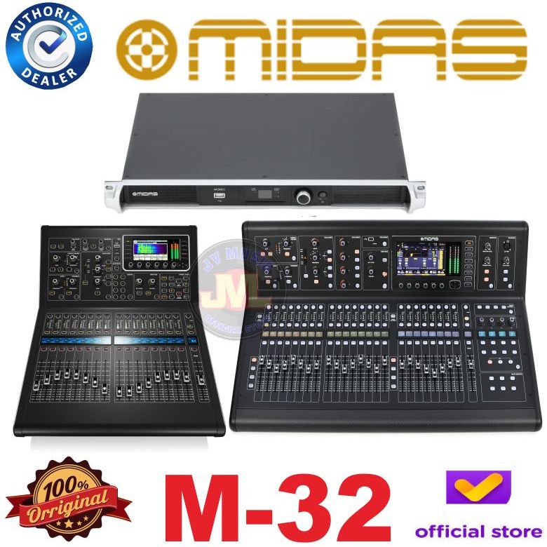 Midas M32 LIVE  / M32R / M32C Digital Mixer Midas M-32 LIVE  / M-32R / M-32C Original Mixer Digital