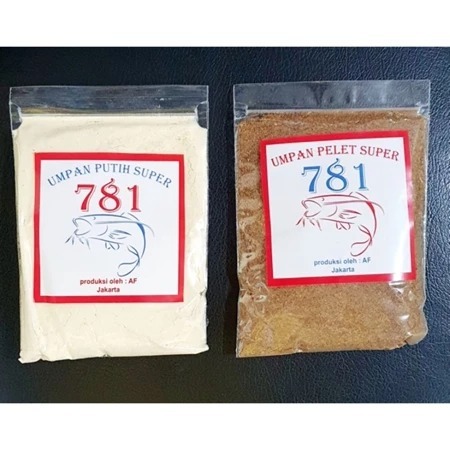 PELET 781 COKLAT / PELET 781 PUTIH / UMPAN PELET