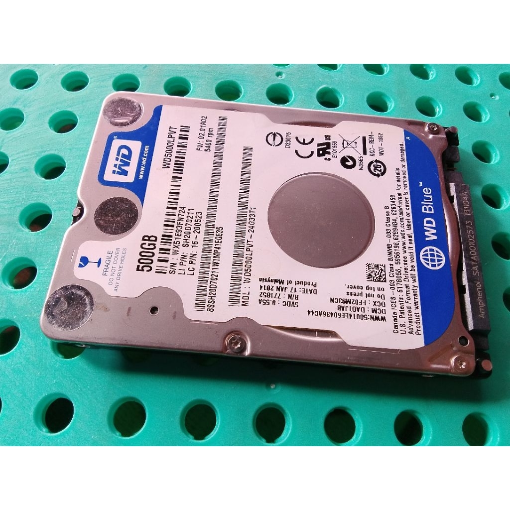 Hardisk wd 500gb slim copotan