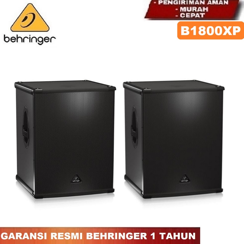 Subwoofer Aktif Behringer B1800 XP Original 18 inch Behringer B1800XP New
