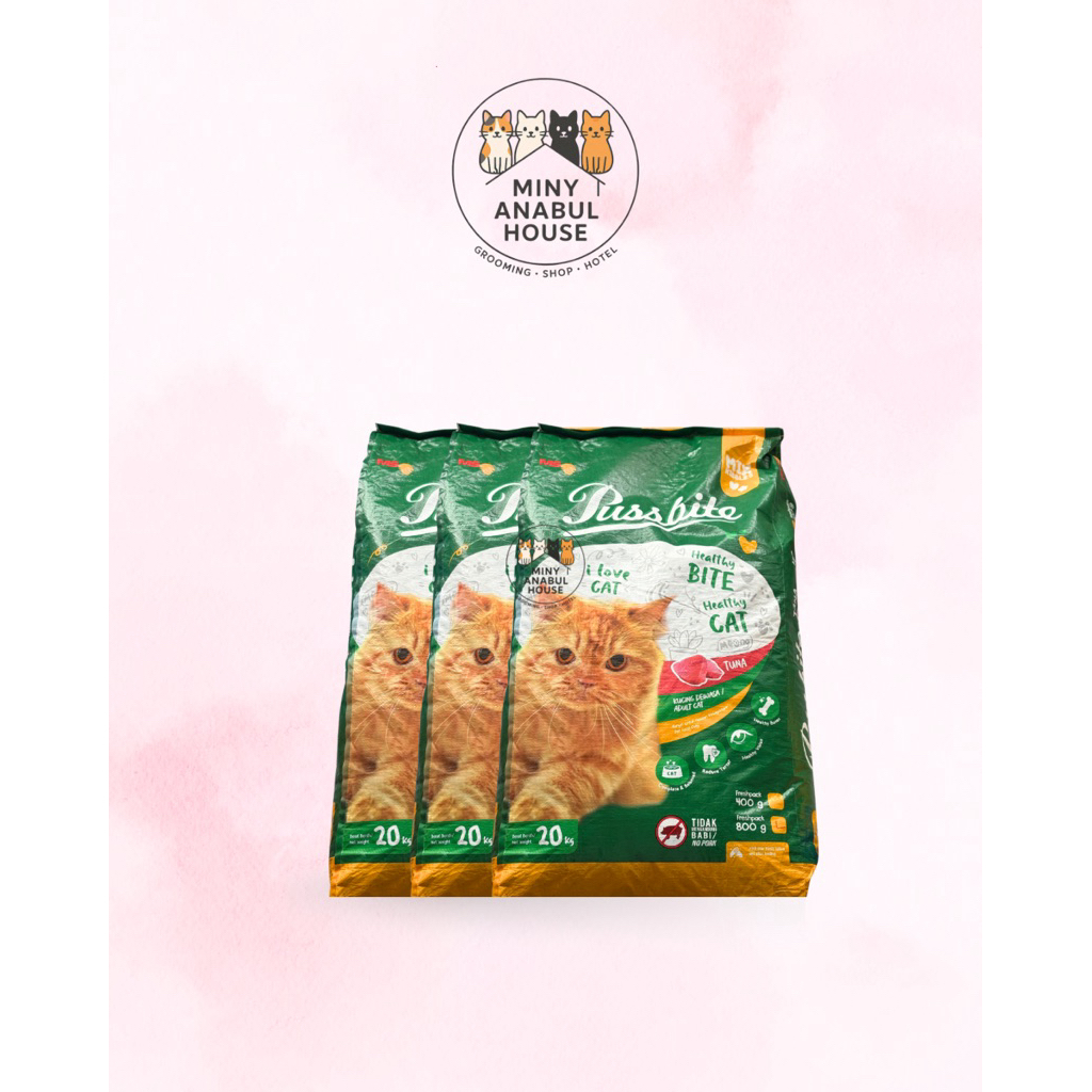 Pussbite Cat Food – Tuna 20kg /1Sak