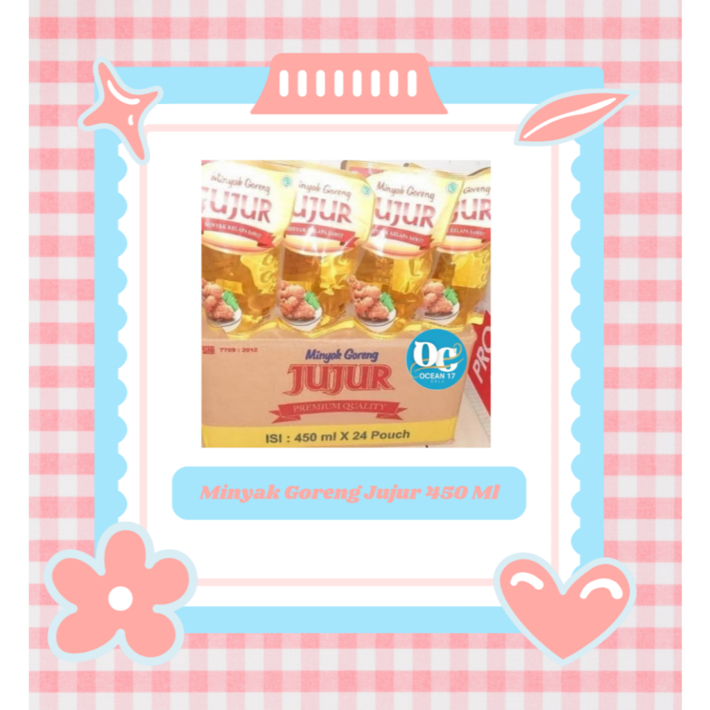 minyak jujur 450ml isi 24 pouch