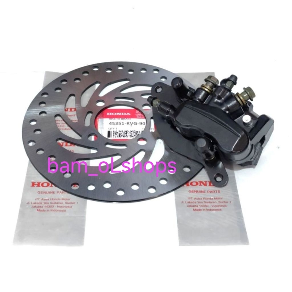 piringan cakram depan+kaliper depan Honda PCX 125 cbu,PCX 150 cbu