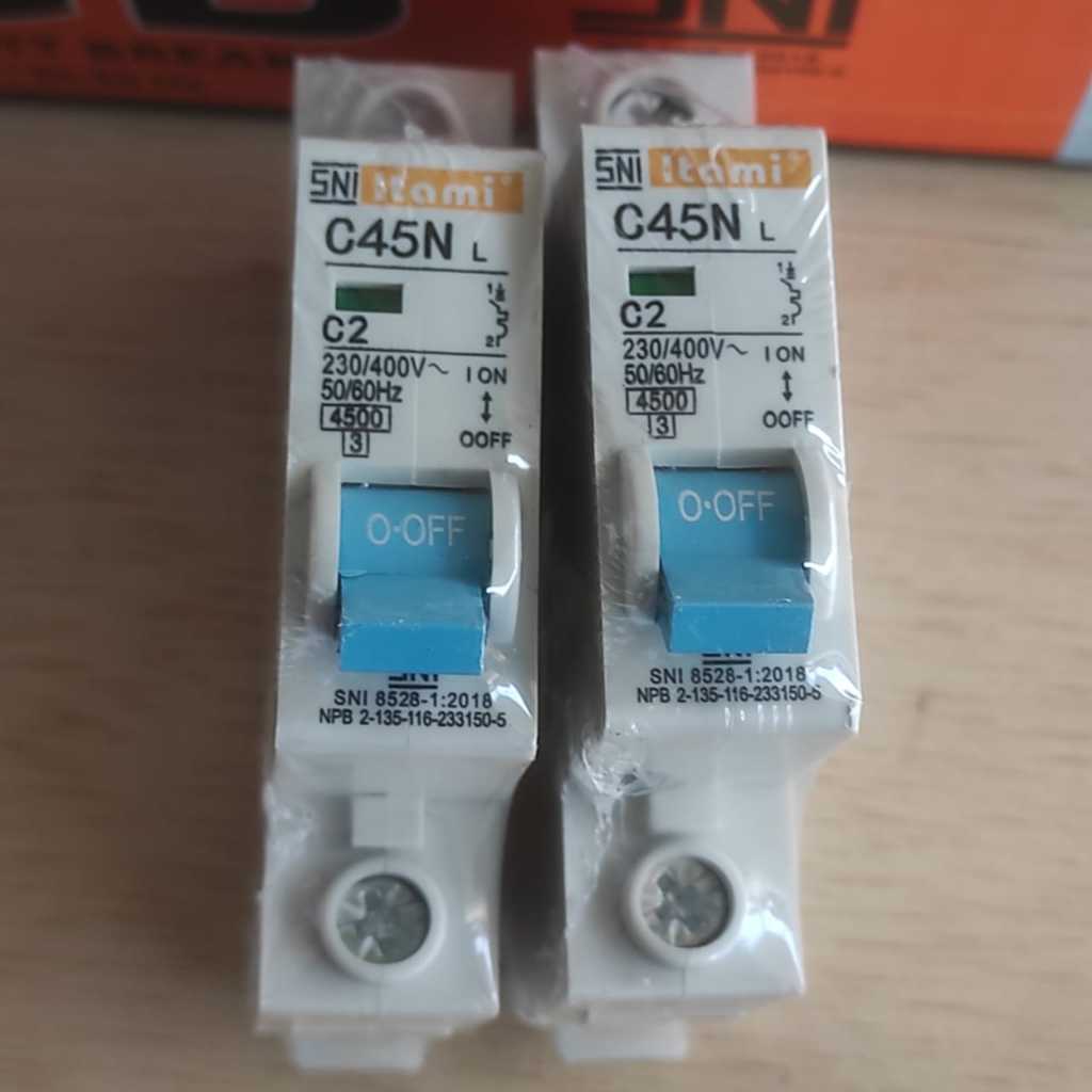 MCB ITAMI 2A Pemutus Arus Listrik PLN 2A MCB C2