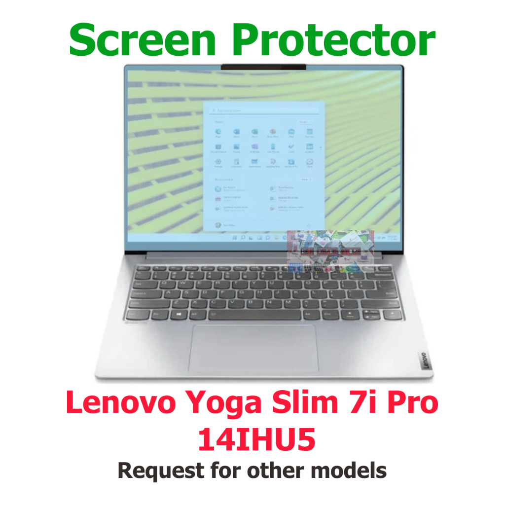 Screen Guard full bezel untuk Lenovo Yoga Slim 7i Pro 14IHU5