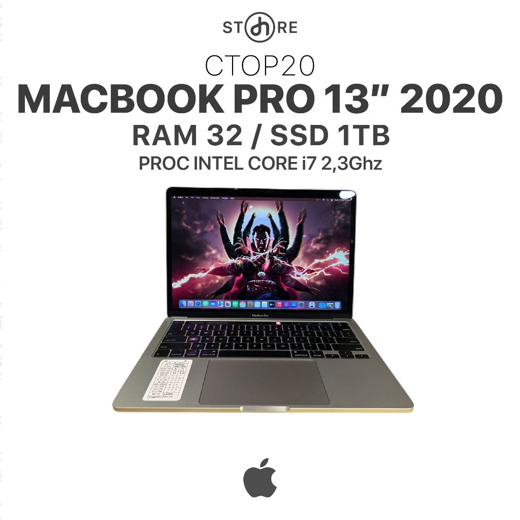Second , Macbook Pro 2020 , 13" , 32/1TB , Silver , CTOP20