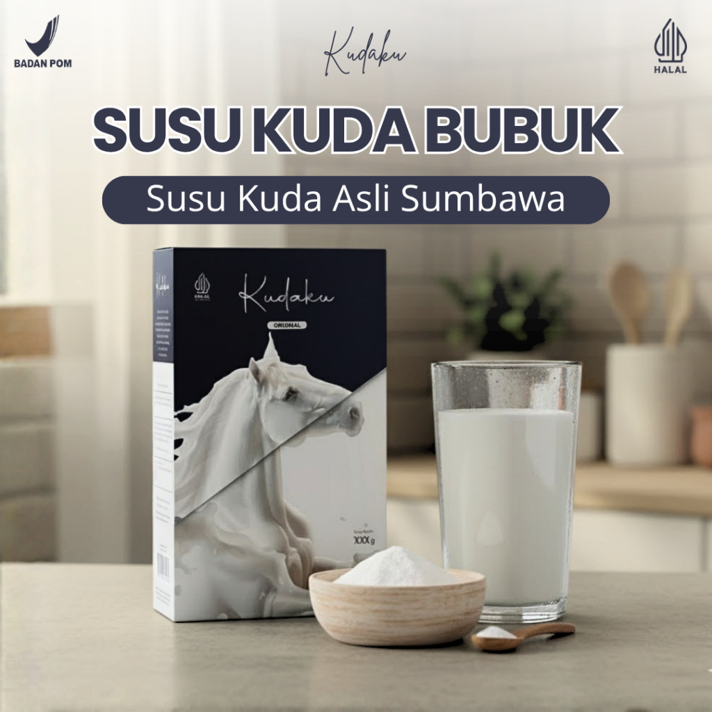Kudaku - Susu Kuda liar sumbawa Bubuk 200 Gram 1 Box