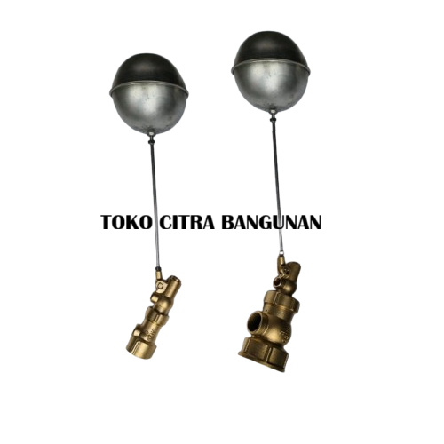 Pelampung Bola Stainless Yuta Drat Kuningan 1 Inch Penggatur Air Tandon Toren Manual Otomatis 1 Inch