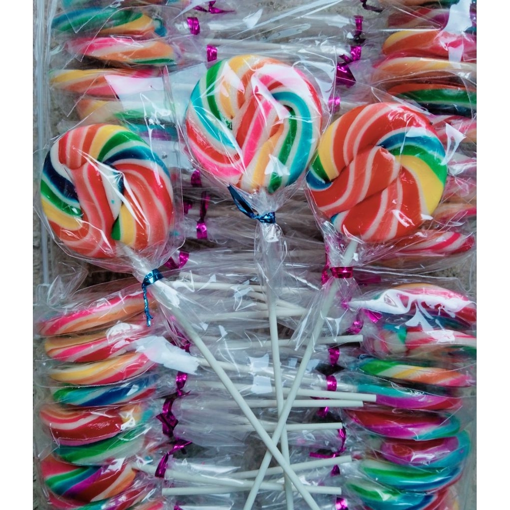 20pcs Bulat Permen viral lolipop