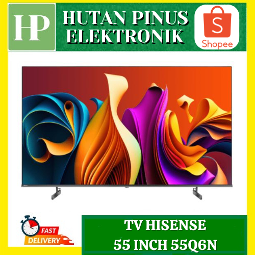 TV HISENSE 55Q6N SMART TV 55 INCH UHD 4K GOOGLE TV QLED DOLBY VISION