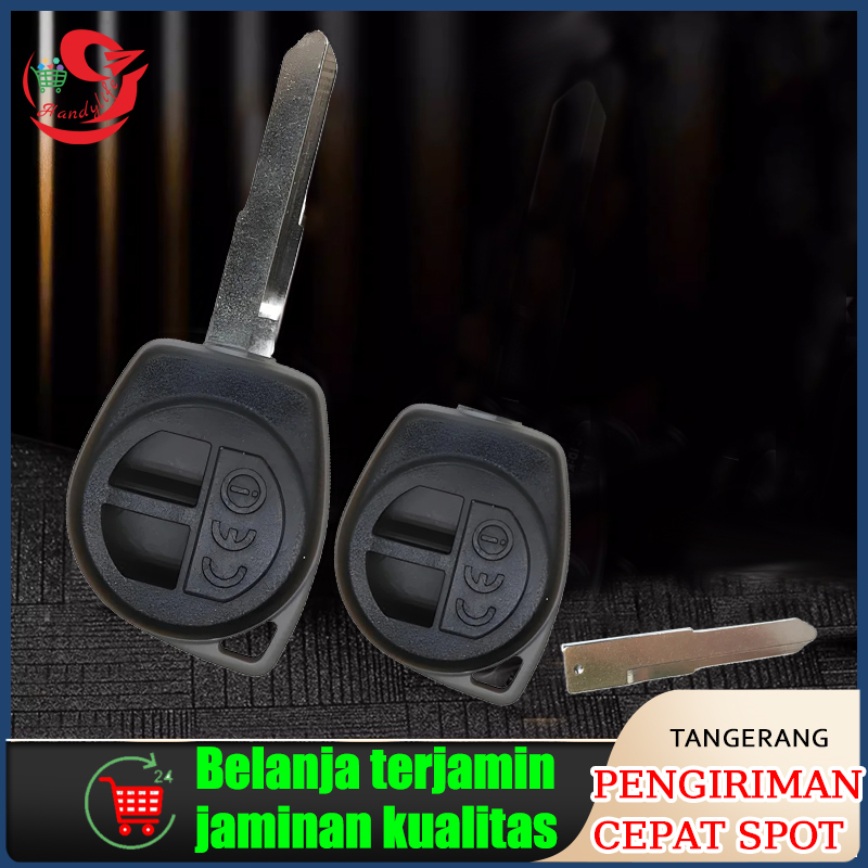 Casing Remot Remote Kunci Model Ori Suzuki Ertiga Celerio Dll Pakai Tempat Chip Ulir Kunci 1 Garis