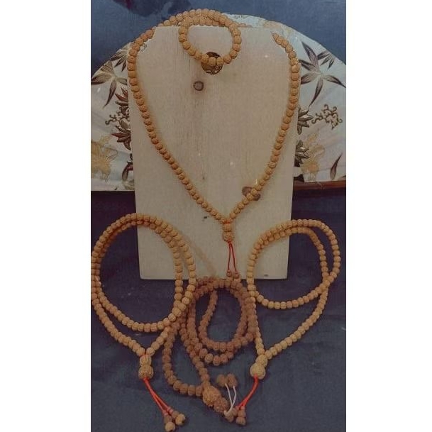 japamala #rudraksa#biji genitri#108 butir#natural#tanpa pewarna