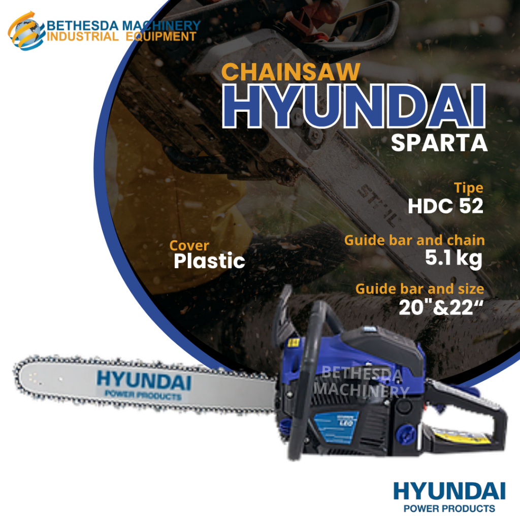 Mesin Gergaji Potong Hyundai / Chainsaw mesin HDC58S Type SPARTA