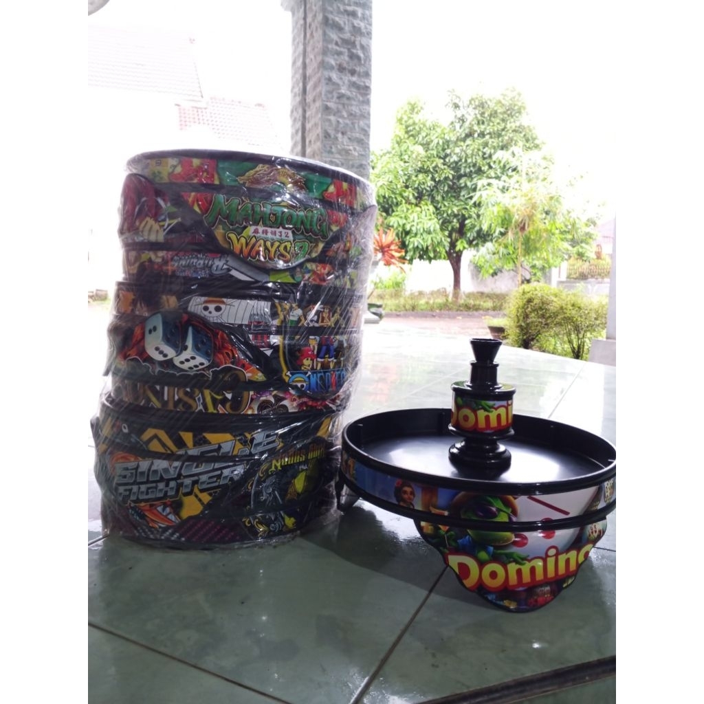 TEBOK PVC DECAL SANGKAR LOVEBIRD HITAM