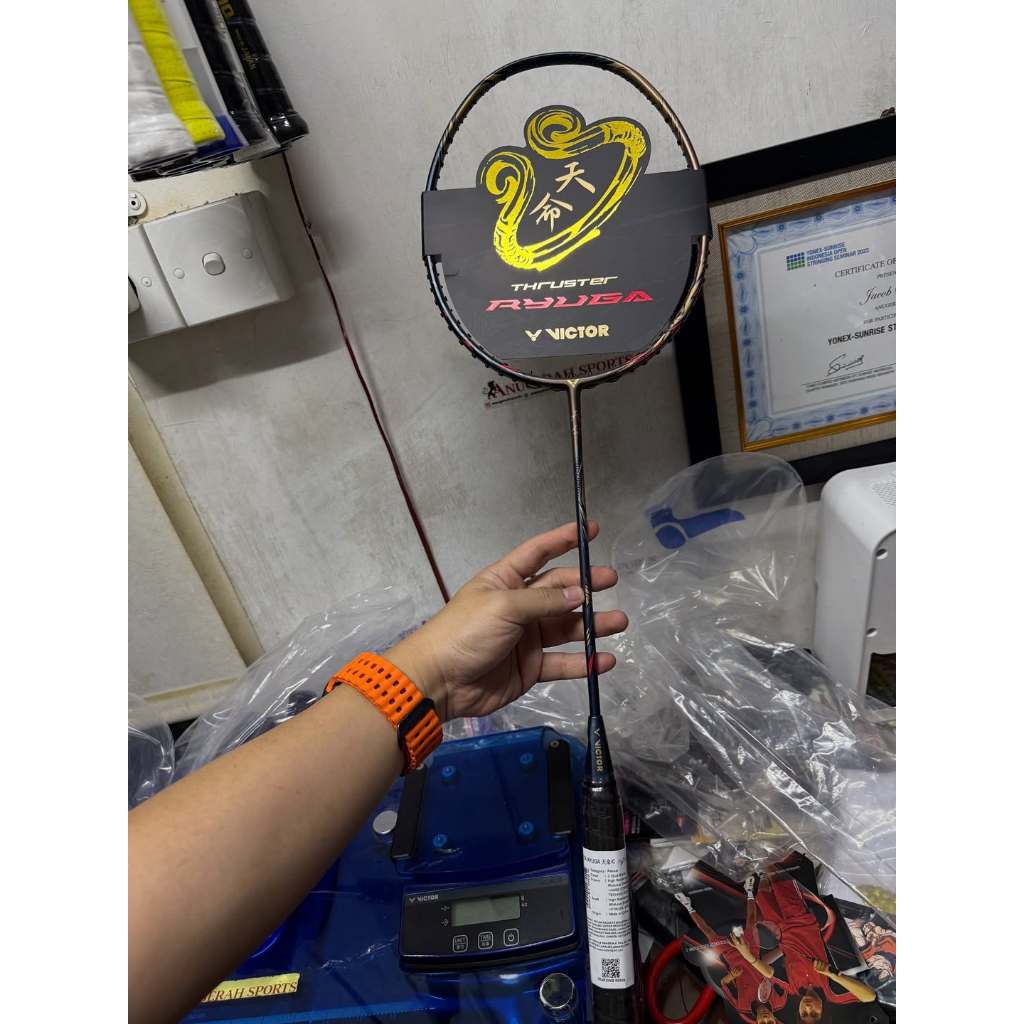 Raket Badminton VICTOR THRUSTER K RYUGA TIAN MING C SET (WUKONG) SPECIAL EDITION / TK-RYUGA TM C SET