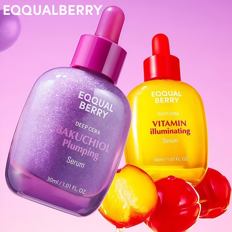 EQQUALBERRY Vitamin C Illuminating Serum & EQQUALBERRY Bakuchiol Plumping Serum 30ml