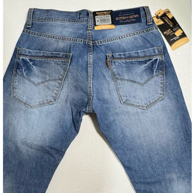 CELANA PANJANG JEANS PRIA PRIGINAL BOMSKY/CELANA PANJANG JEANS COWOK DISTRO/CELANA PANJANG FASHION D