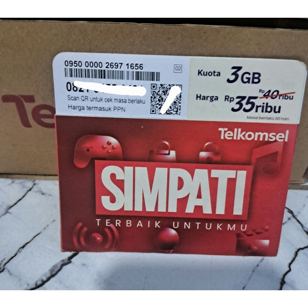 perdana telkomsel 3gb