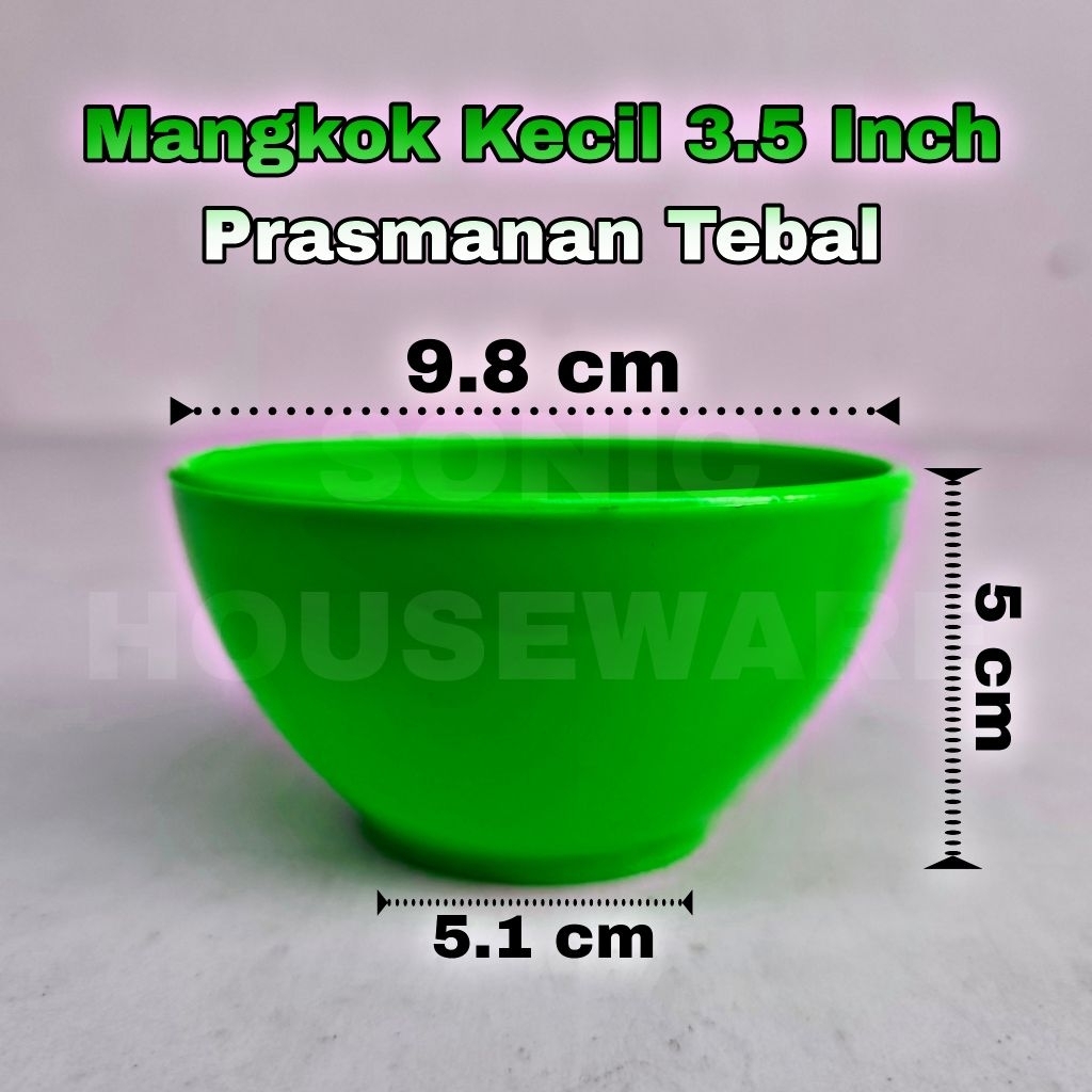 Mangkok Kecil 3.5 In Inch Inci Prasmanan Catering Katering Mangkok Sop Sup Soup Cuko Pempek Kuah Sam