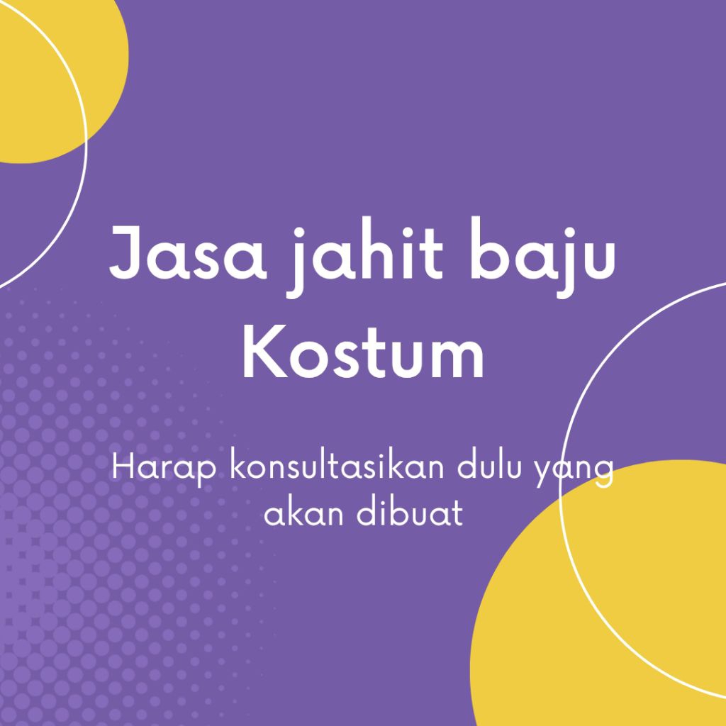 Jasa Jahit Baju Kostum Cosplay Seragam Komunitas